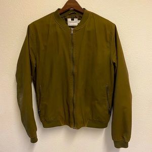 TOPMAN Bomber Jacket-Brown